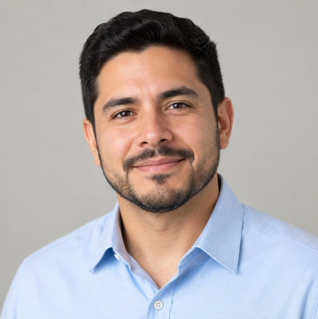 Portrait of a young man in a shirt